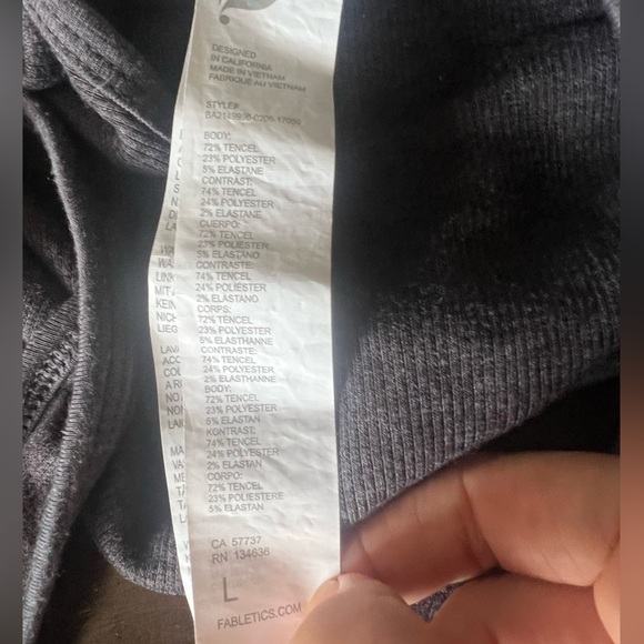 FABLETICS Restoreknit‎ Scoop Back Bralette - Picture 5 of 6